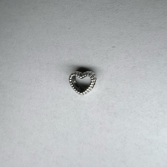 Authentic Pandora Beaded Open Heart Charm - Picture 2 of 7